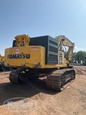 Back corner of used Excavator in yard,Back of used Excavator,Used Komatsu Excavator